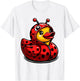 Ladybugs Ducks Ladybug Duck Lady Beetles Duckling - -Kids, Grey, Small, Short Sleeve, Cartoon, Halloween T-Shirt - T-Shirt | White