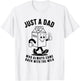 Just a Dad Who Always Came Back with the Milk Fathers Day T-Shirt - T-Shirt | White