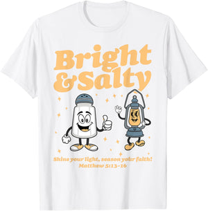 Salt & Light Be Ye Salt Bible Verses Matthew 5:13-16 Christ T-Shirt - T-Shirt | White
