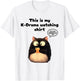 Kpop Gifts Co. -Adults, Teen Rabbit Kdrama Watching Cat Merch Korean Drama Merchandise T-Shirt - T-Shirt | White