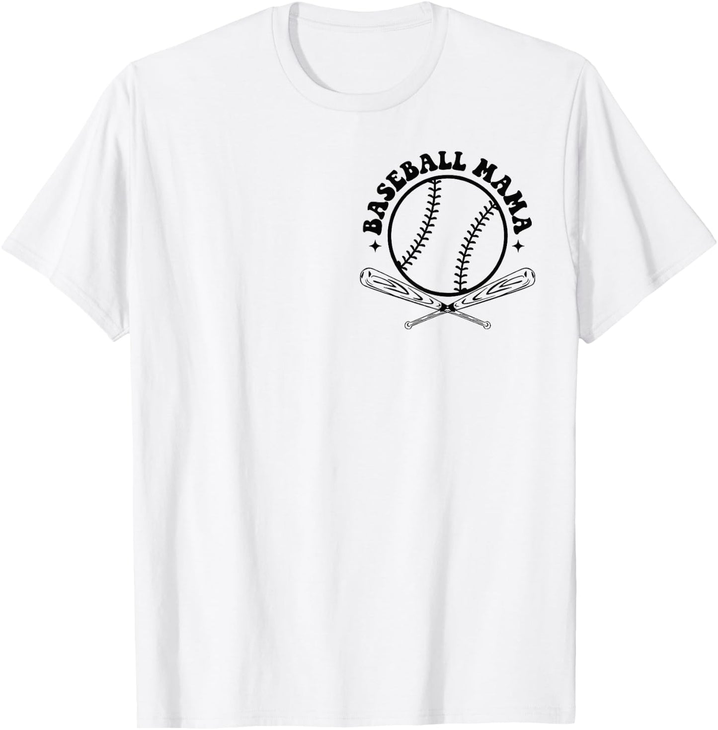 (2sided Front+Back) My Boy might not always swing but I do T-Shirt - T-Shirt | White