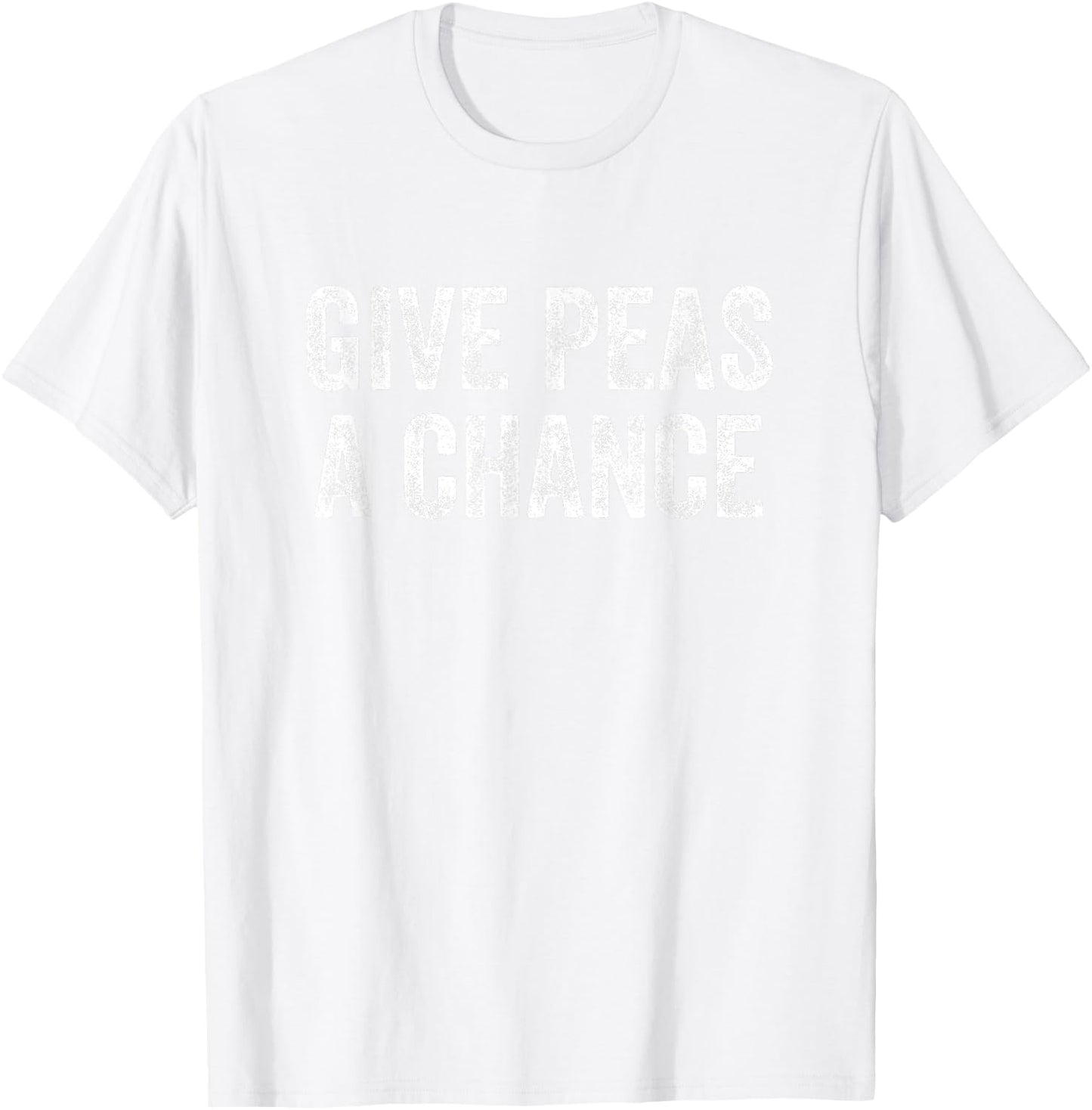 Give Peas A Chance T-Shirt - T-Shirt | White