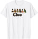 Clue Characters Hiding Their Weapons On Their Backs Lineup T-Shirt - T-Shirt | White