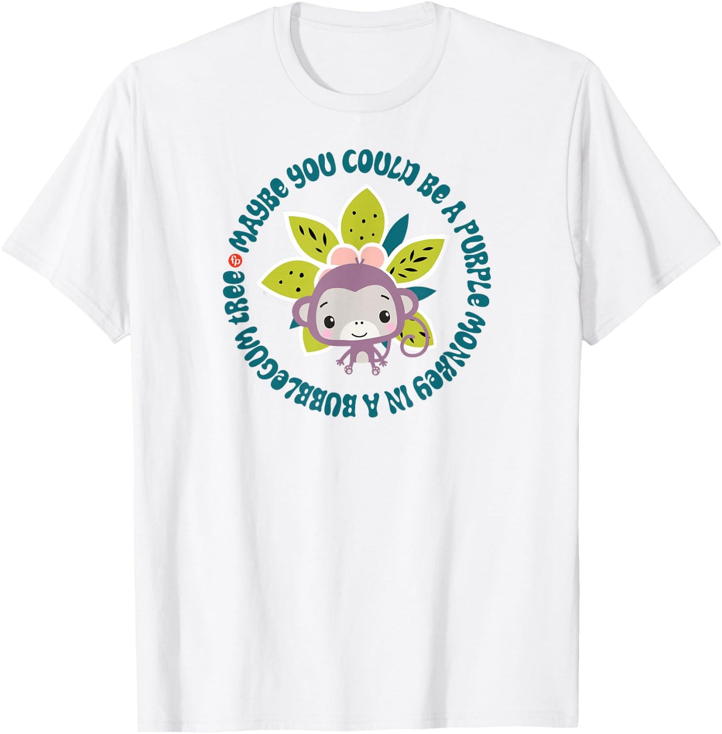 Fisher-Price - Could Be A Purple Monkey In A Bubblegum Tree T-Shirt - T-Shirt | White