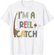 I'm A Reel Catch Romper Funny Fishing Dad T-Shirt - T-Shirt | White
