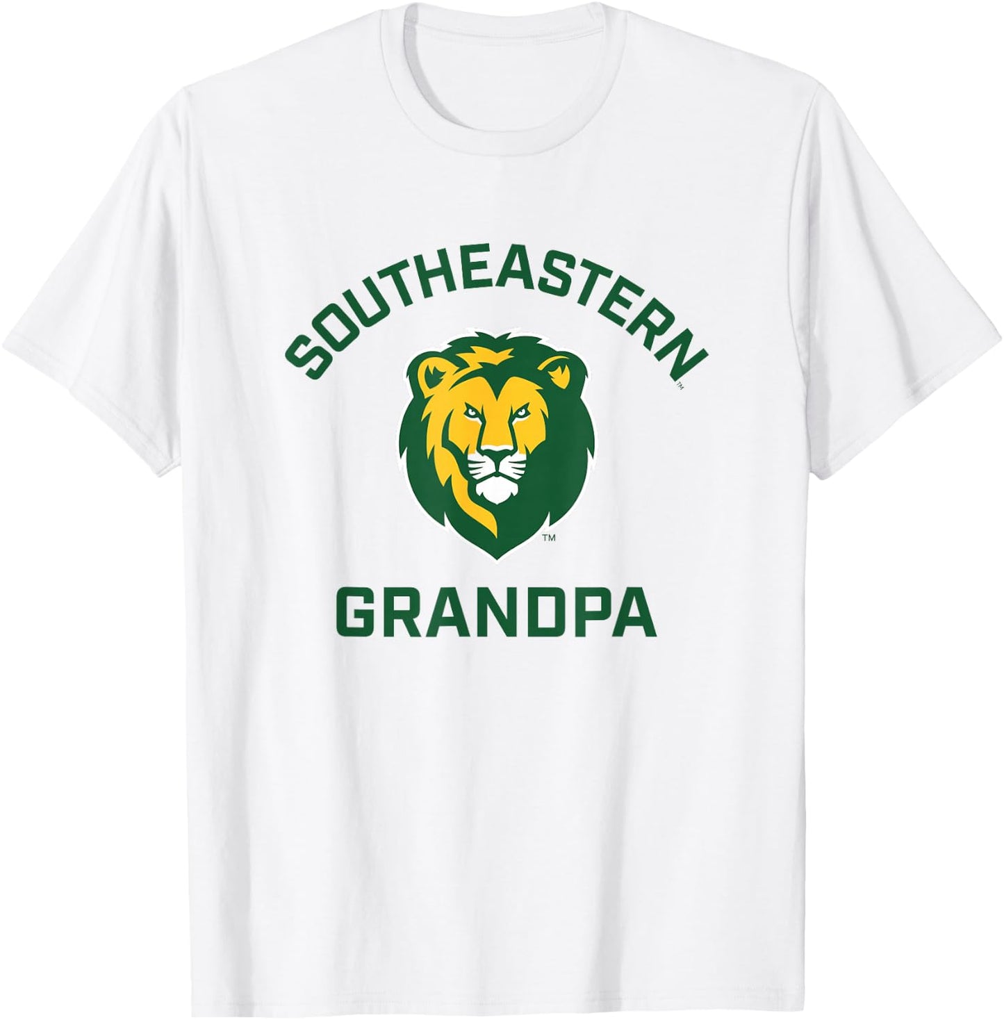 Southeastern Louisiana University Lions Arched Grandpa T-Shirt - T-Shirt | White