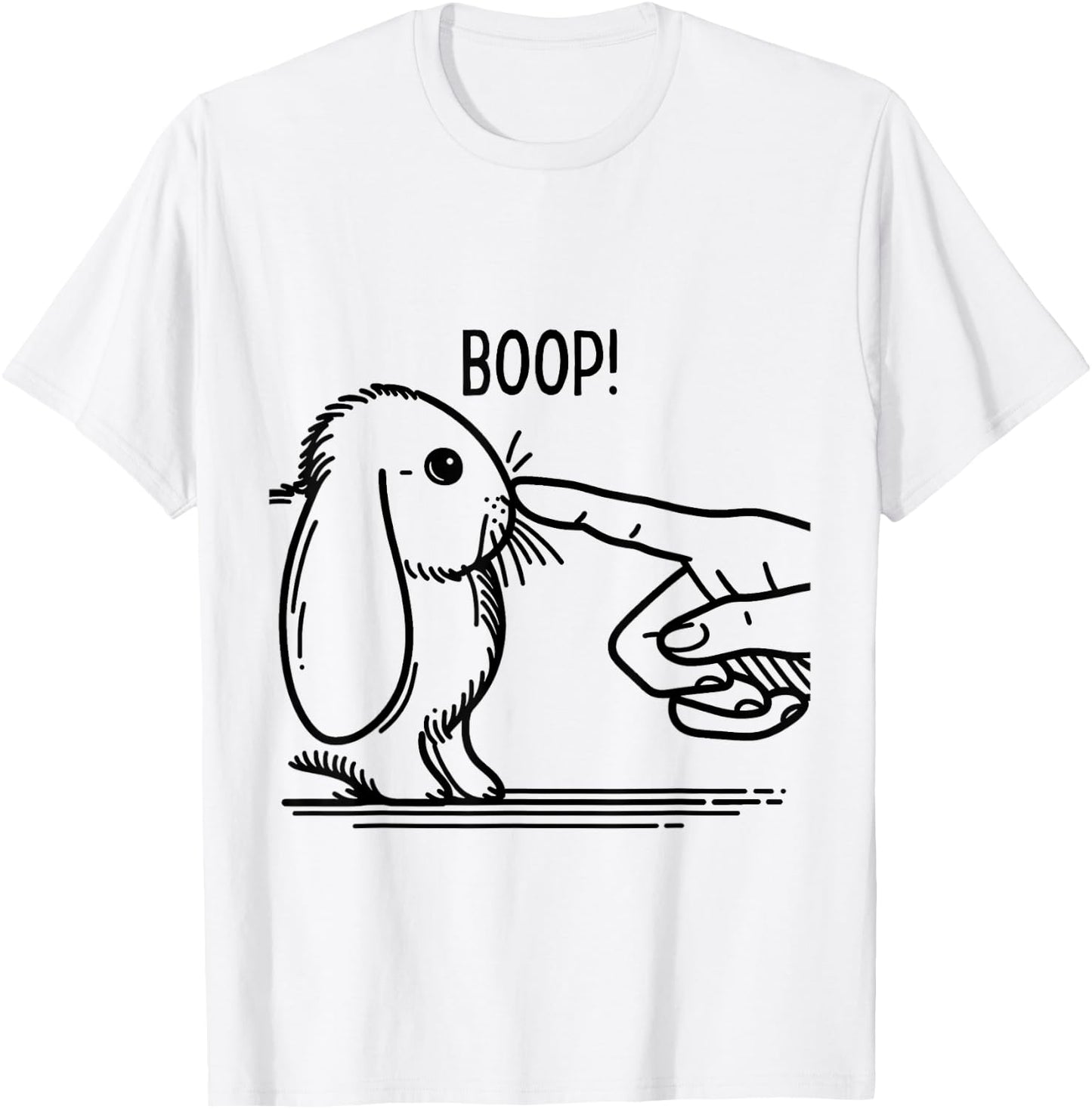 Boop Holland Lop Rabbit Men Women Kids Bunny Lover T-Shirt - T-Shirt | White