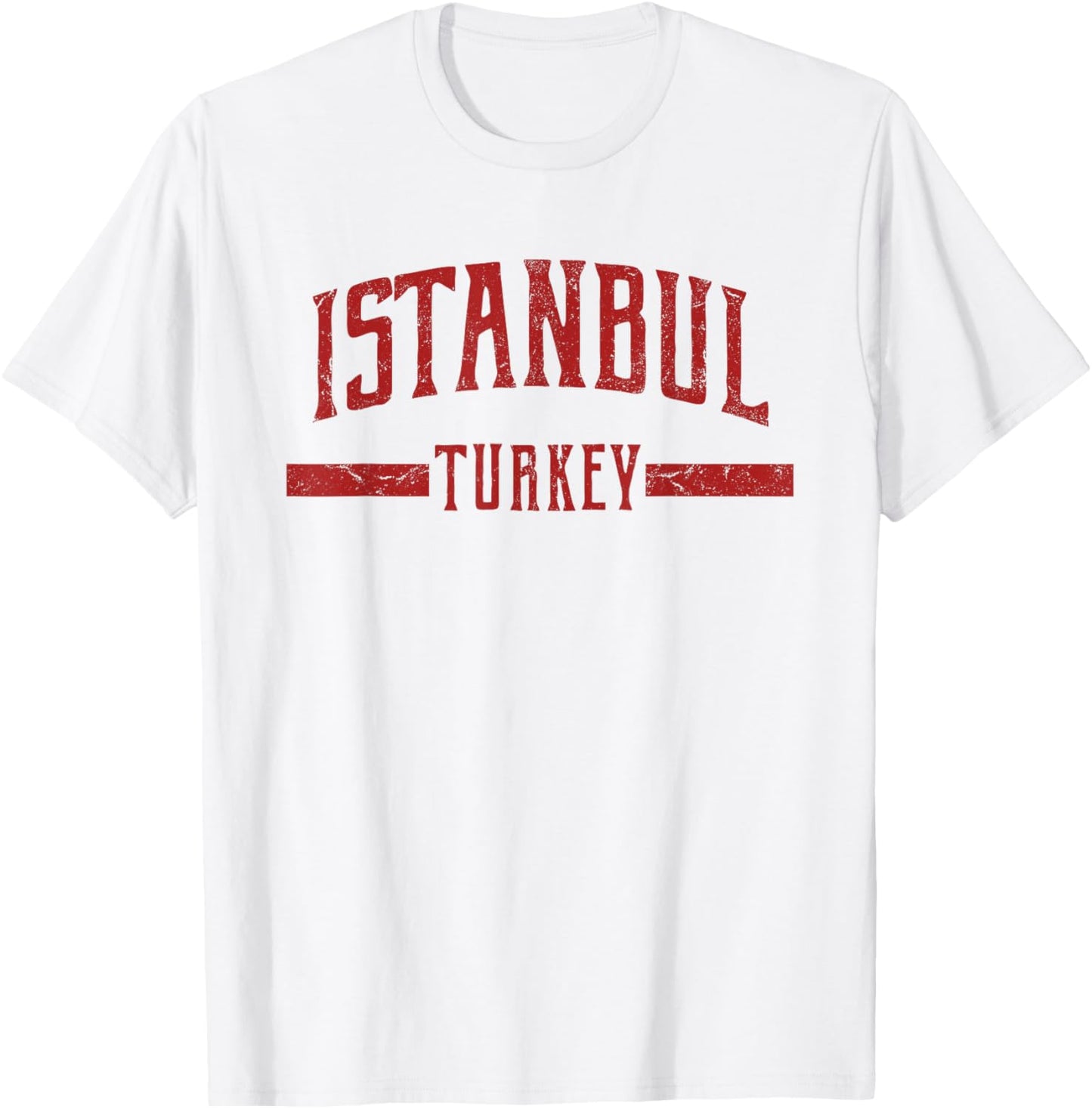 Turkey Line Apparel Istanbul Distressed Vintage T-Shirt - T-Shirt | White