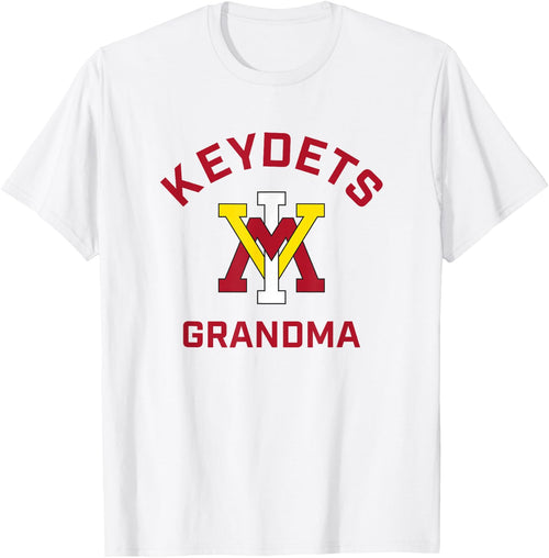 Campus Lab VMI Keydets Arched Grandma - Men's Grey Classic Fit Short Sleeve Cotton 100% - Small