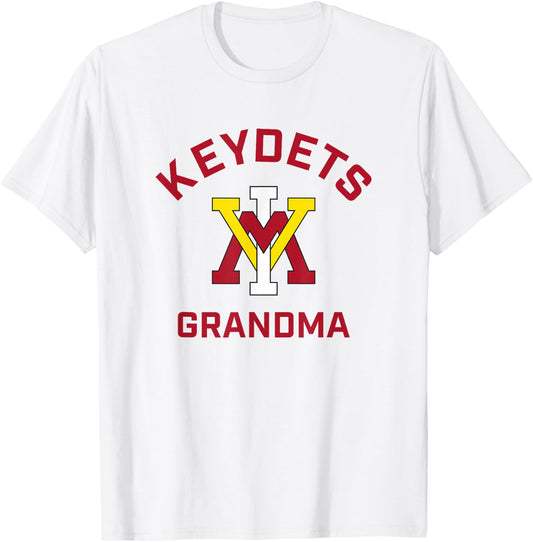 Campus Lab VMI Keydets Arched Grandma - Men's Grey Classic Fit Short Sleeve Cotton 100% - Small T-Shirt - T-Shirt | White