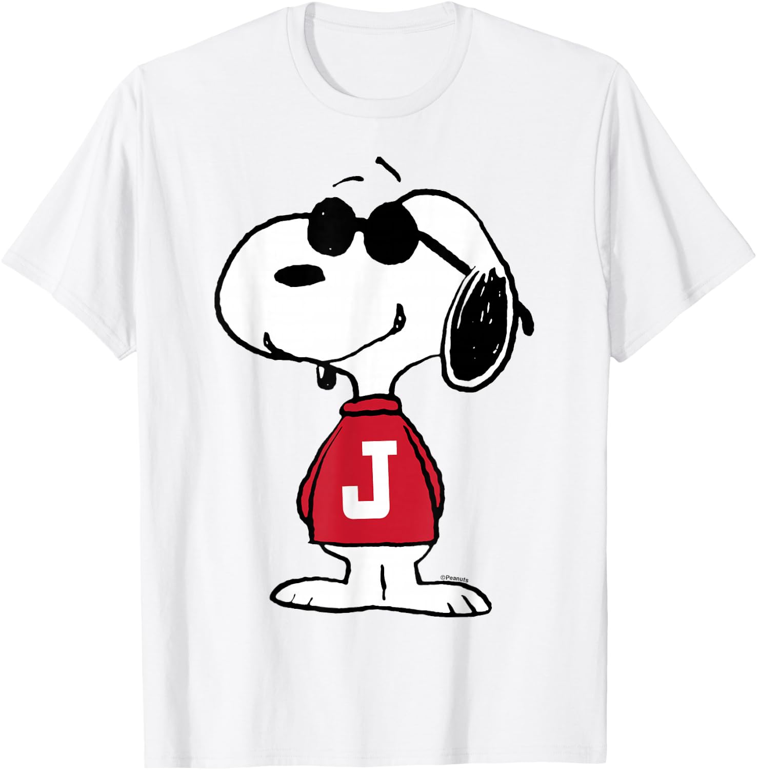 Peanuts - Snoopy Joe Cool T-Shirt - T-Shirt | White
