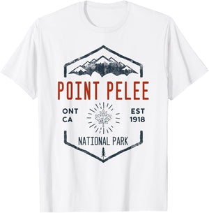 Point Pelee National Park Canada Vintage T-Shirt - T-Shirt | White