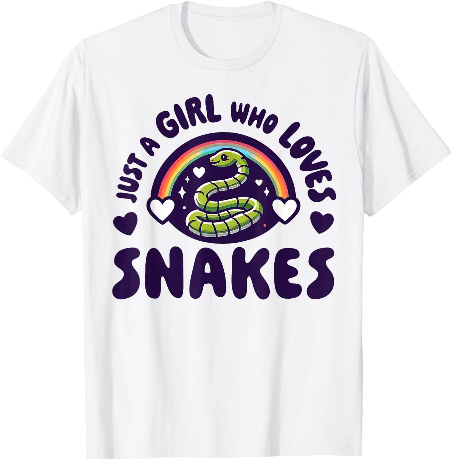 Snake Girl - Snake Women - I Love My Snake T-Shirt - T-Shirt | White
