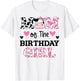 Mom of The Birthday Girl Shirt Farm Cow Mommy Mama 1st T-Shirt - T-Shirt | White