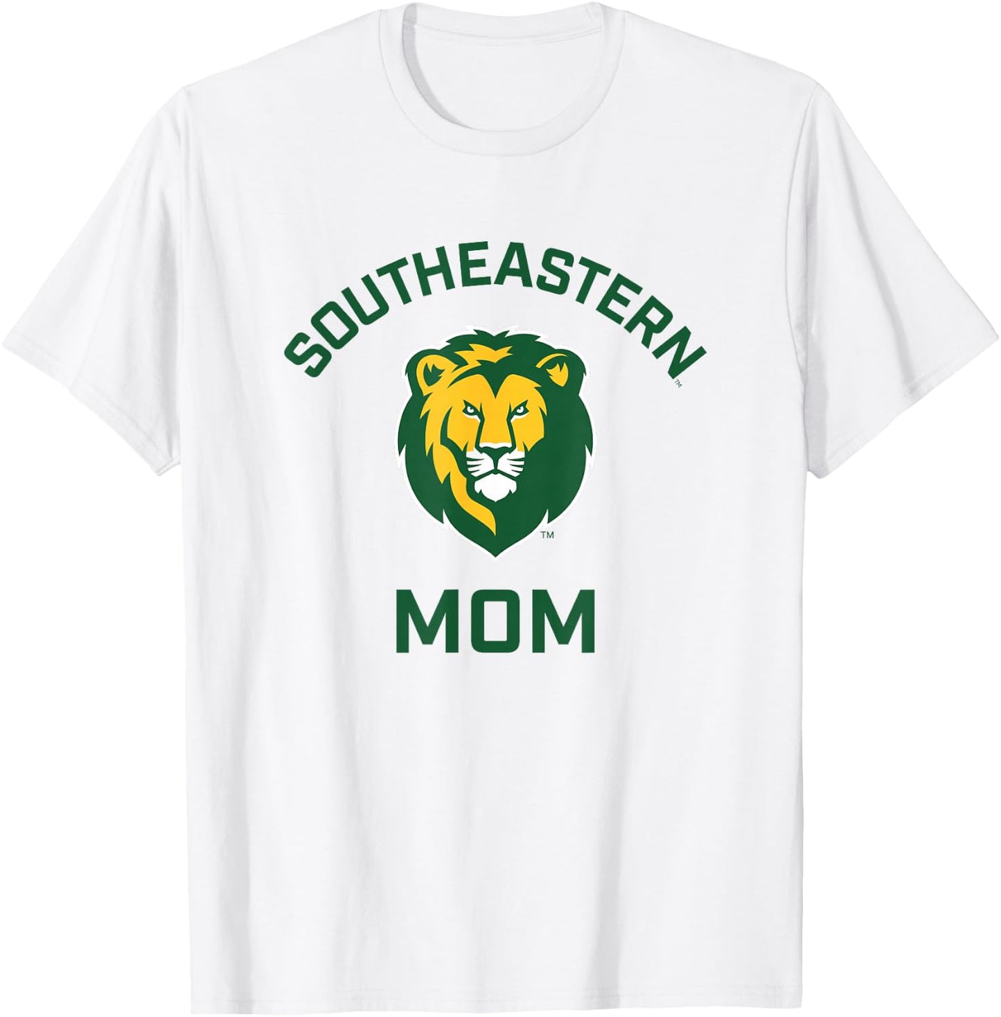 Southeastern Louisiana University Lions Arched Mom T-Shirt - T-Shirt | White