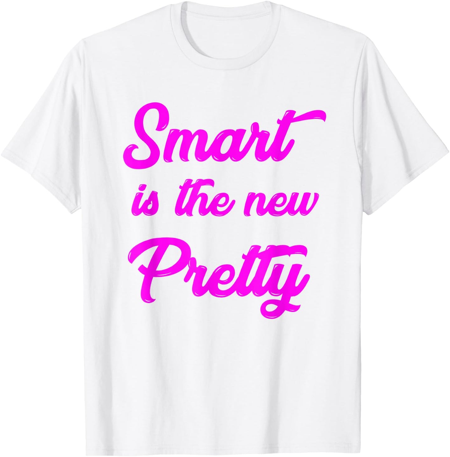 Girl Power Shirts for Little Girls Smart is the New Pretty T-Shirt - T-Shirt | White