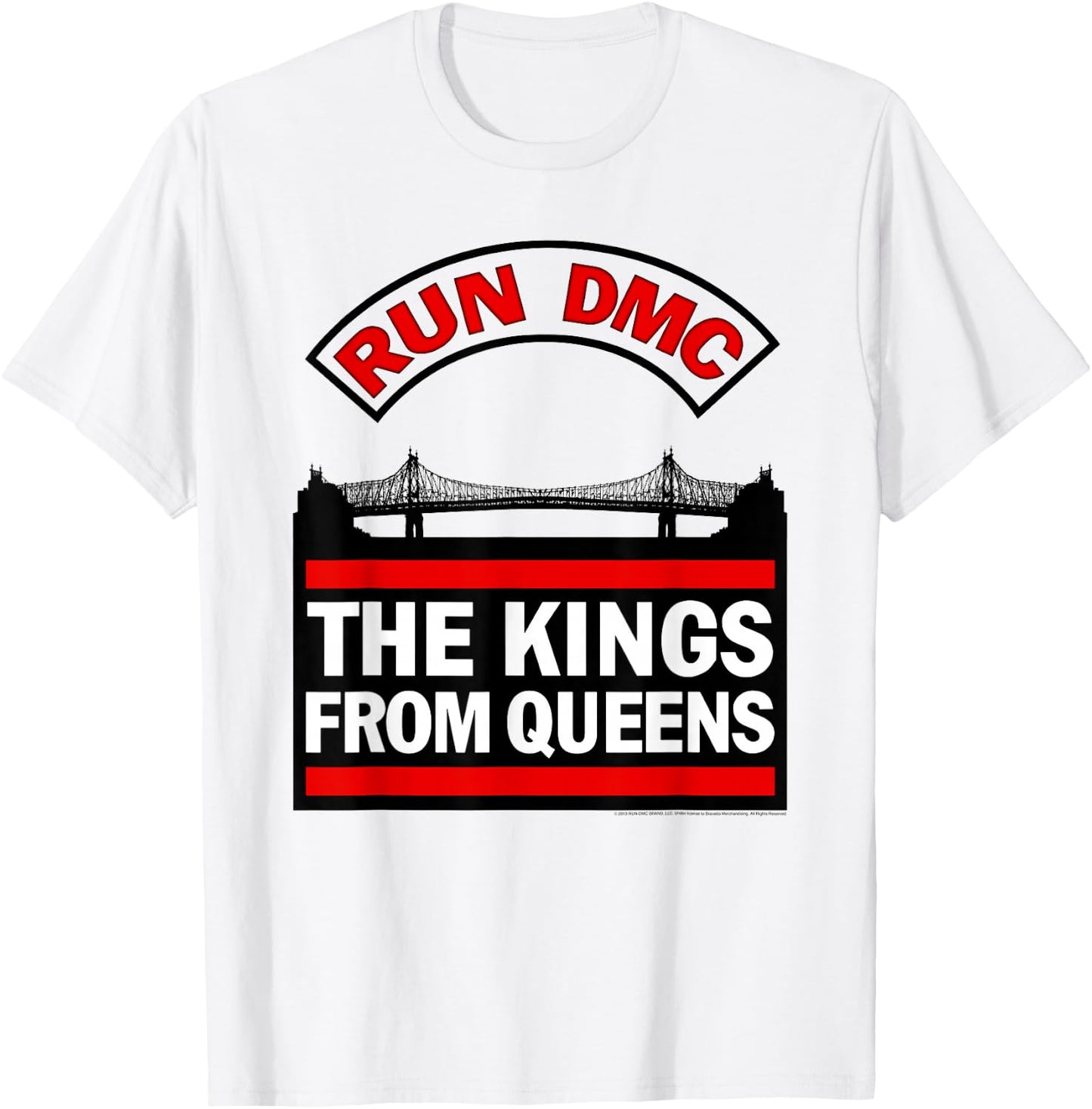 Run DMC Official Kings From Queens T-Shirt - T-Shirt | White