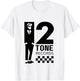 Two Tone Ska Music Checkerboard T-Shirt - T-Shirt | White