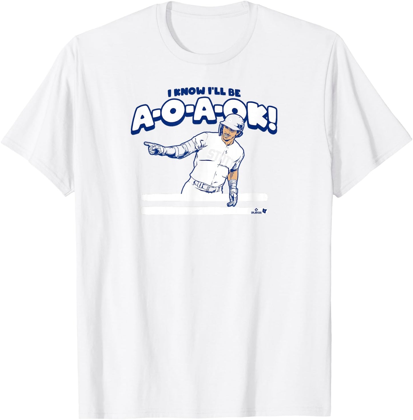 Bryson Stott - A-O-A-OK - Philadelphia Baseball T-Shirt - T-Shirt | White
