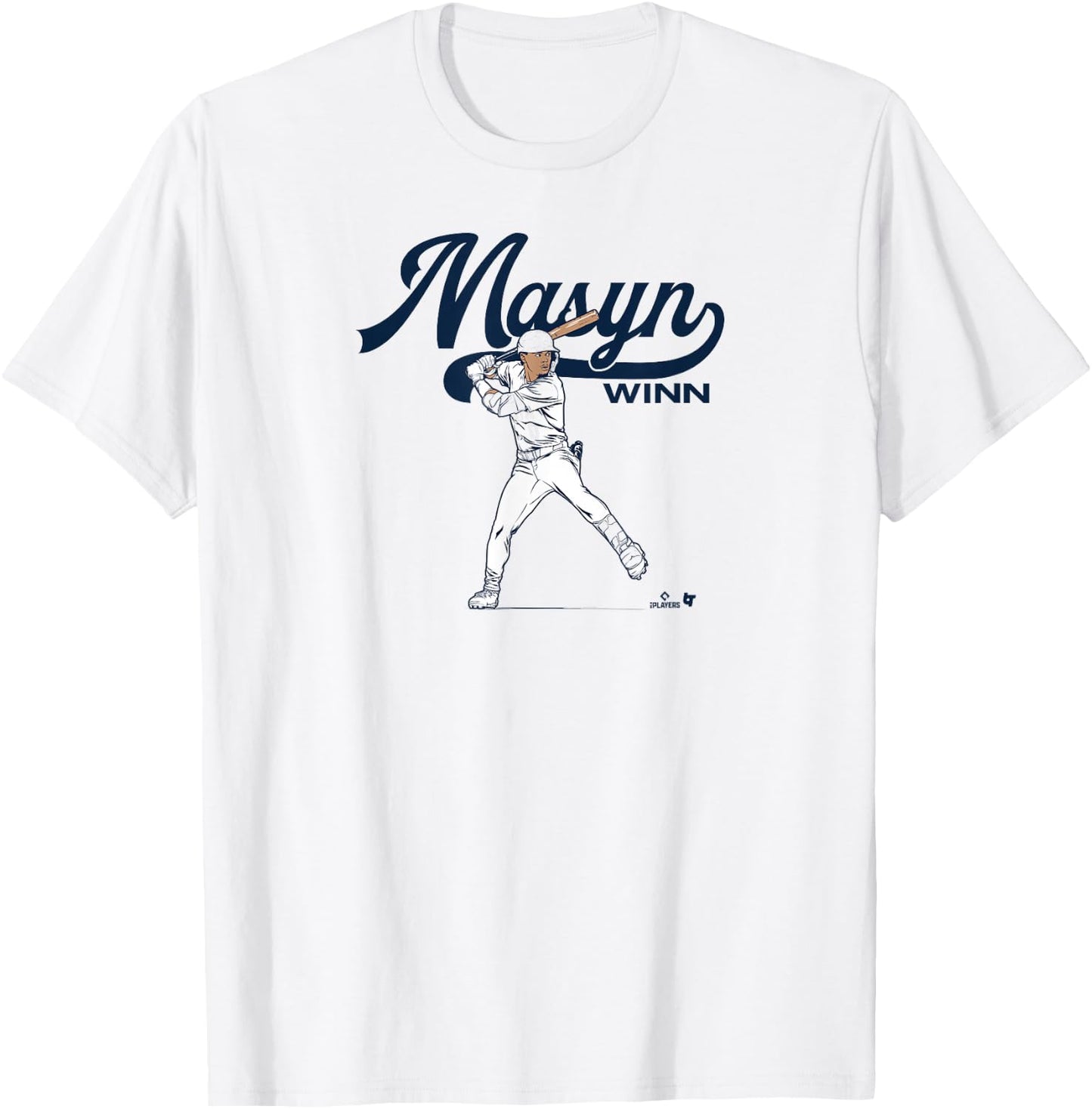 Masyn Winn - Slugger Swing - St. Louis Baseball T-Shirt - T-Shirt | White