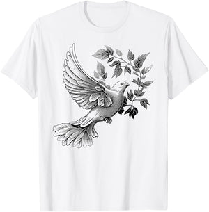White dove of peace world peace white dove of peace T-Shirt - T-Shirt | White