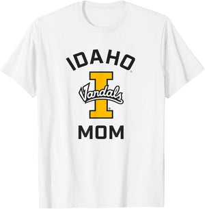 University of Idaho Vandals Arched Mom T-Shirt - T-Shirt | White