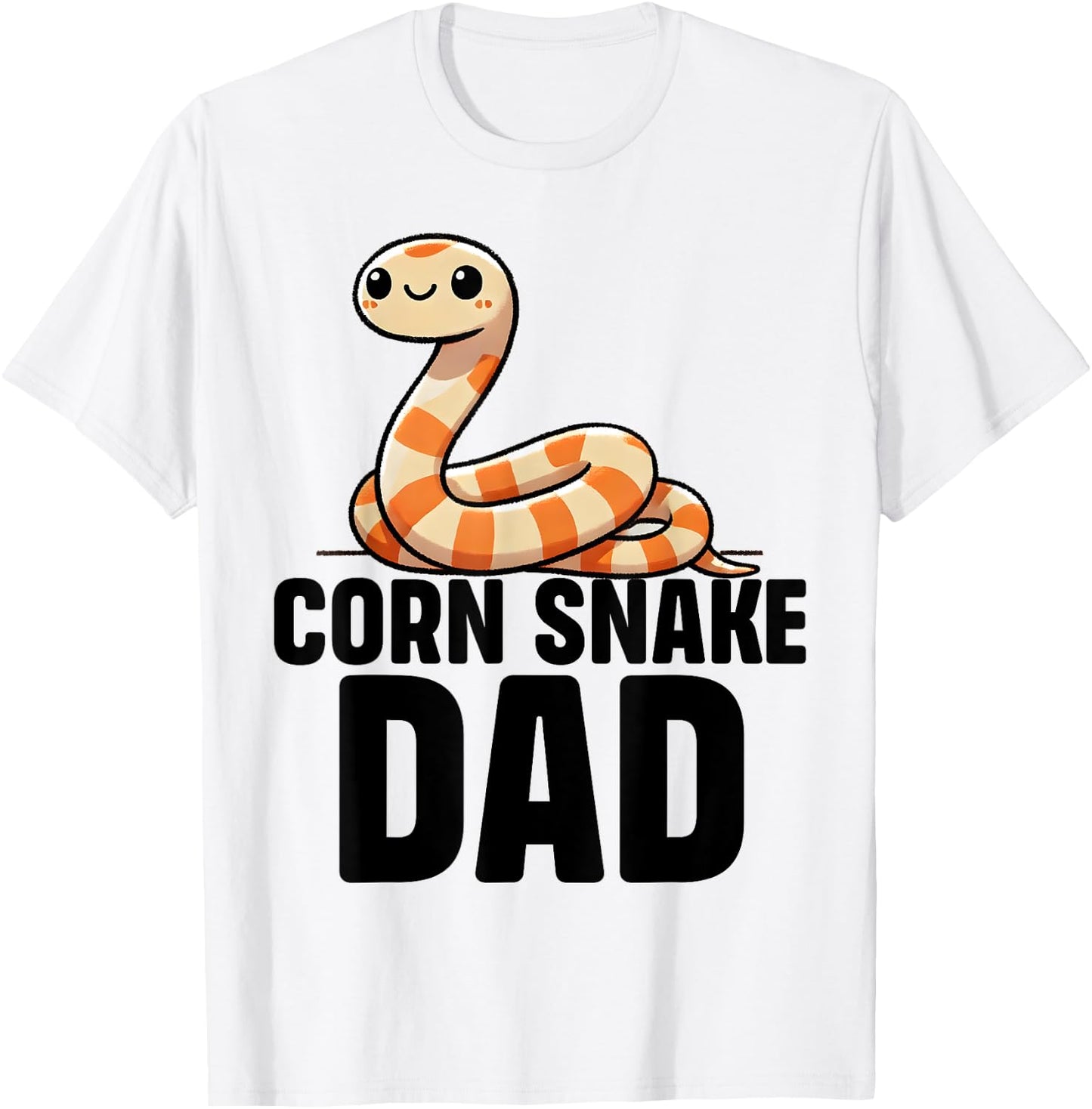Corn Snake Pet Snake Funny Corn Snake Dad T-Shirt - T-Shirt | White