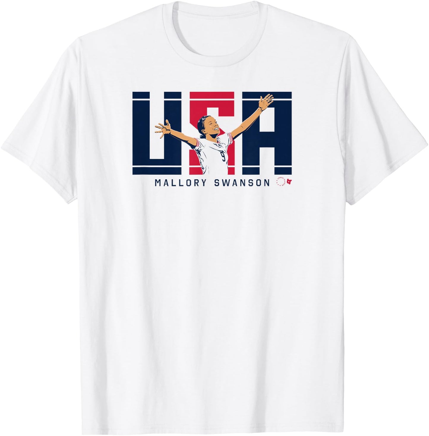 Mallory Swanson - USA - United States Women's Soccer T-Shirt - T-Shirt | White