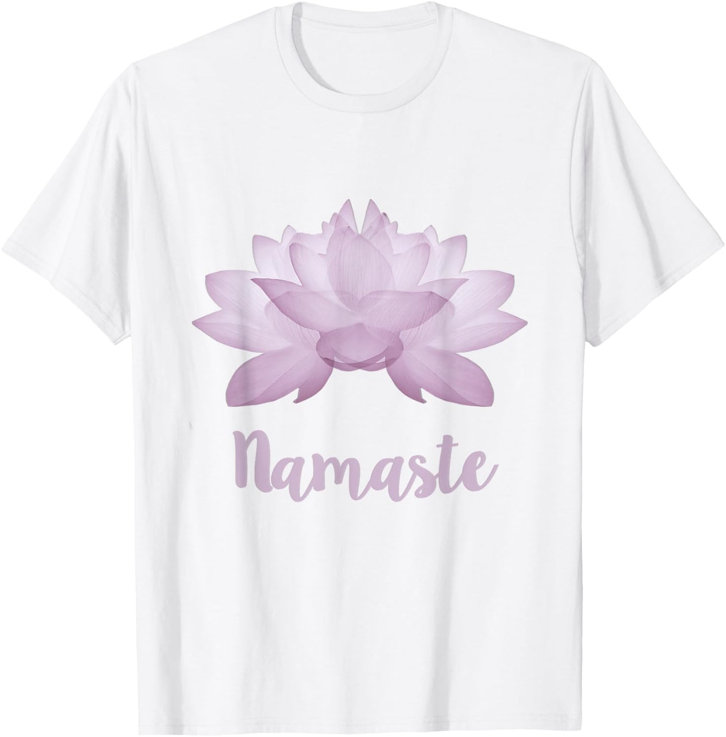 Lotus Namaste Yoga and girls T-Shirt - T-Shirt | White
