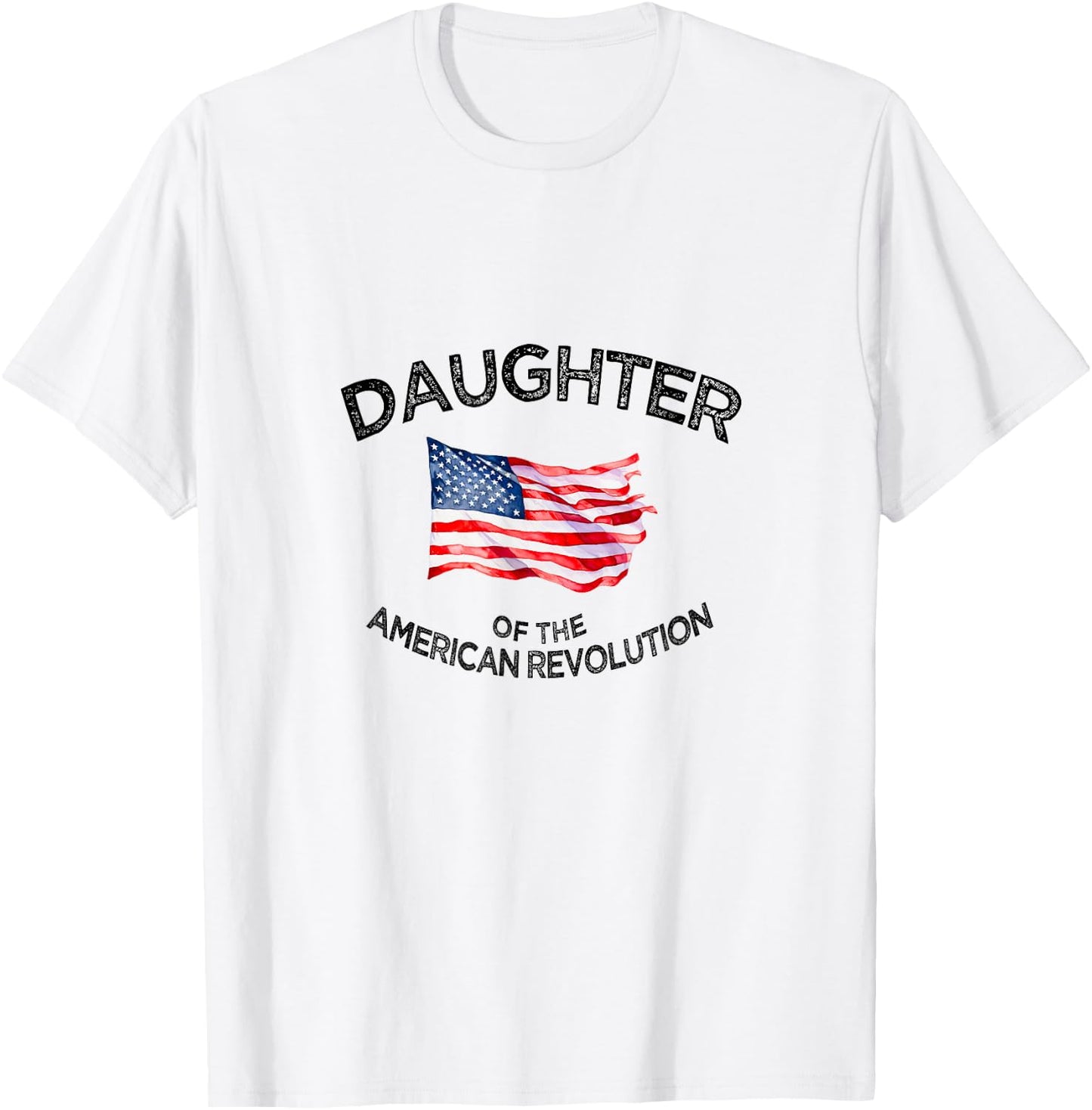 Daughters American Revolution DAR Star Historic US Patriot T-Shirt - T-Shirt | White