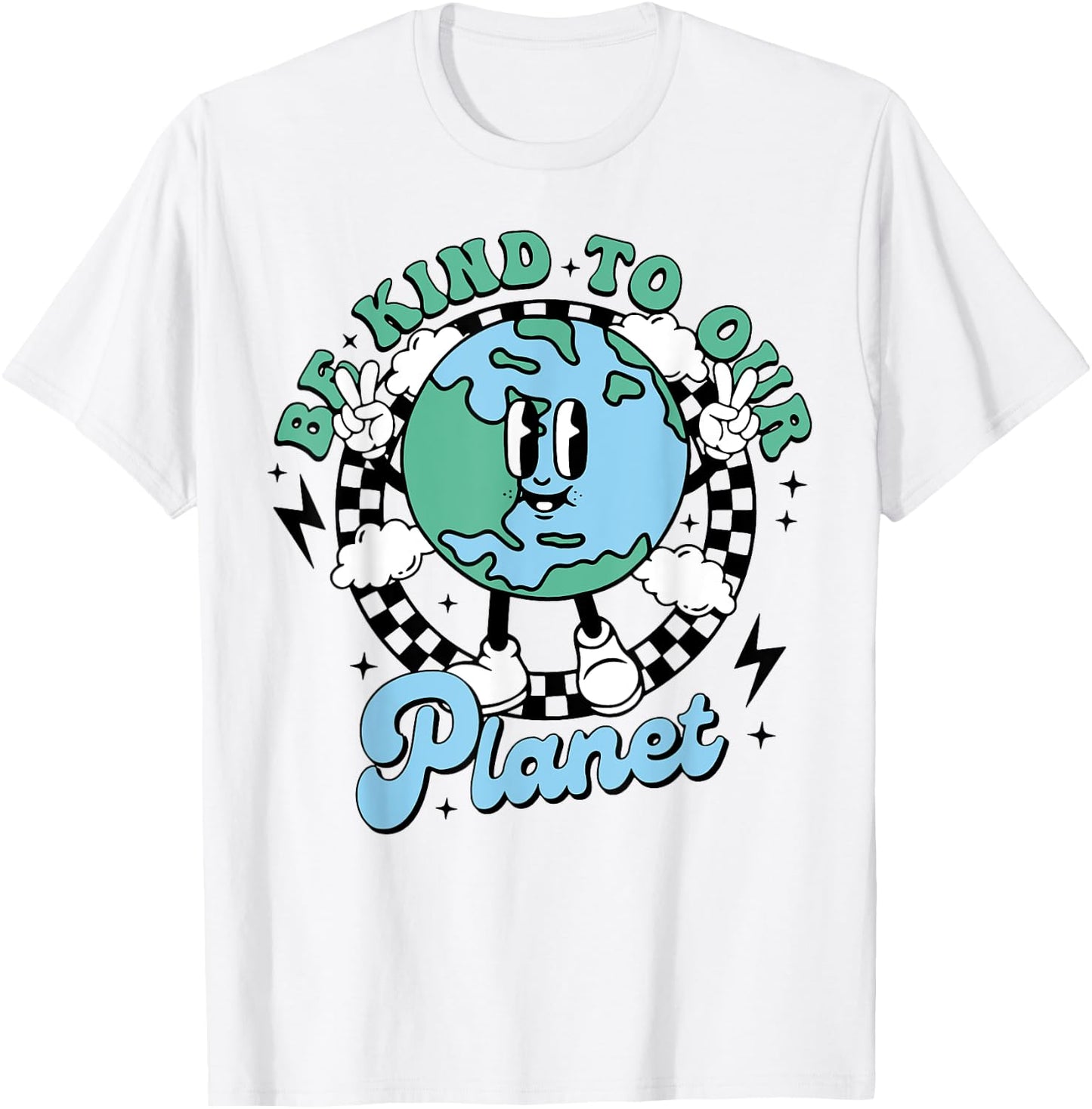 Be Kind To Our Planet T-Shirt - T-Shirt | White