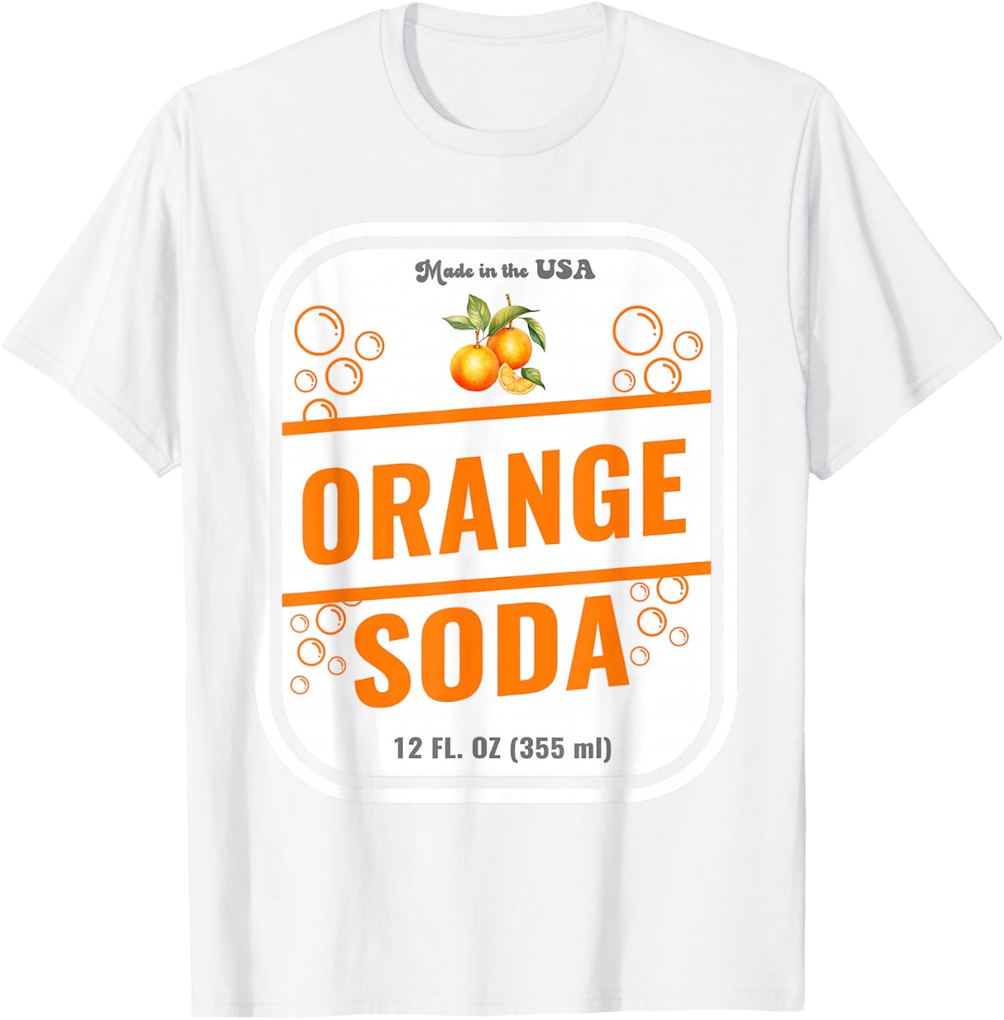 Halloween Costume Orange Soda Unique Group Costume Idea T-Shirt - T-Shirt | White