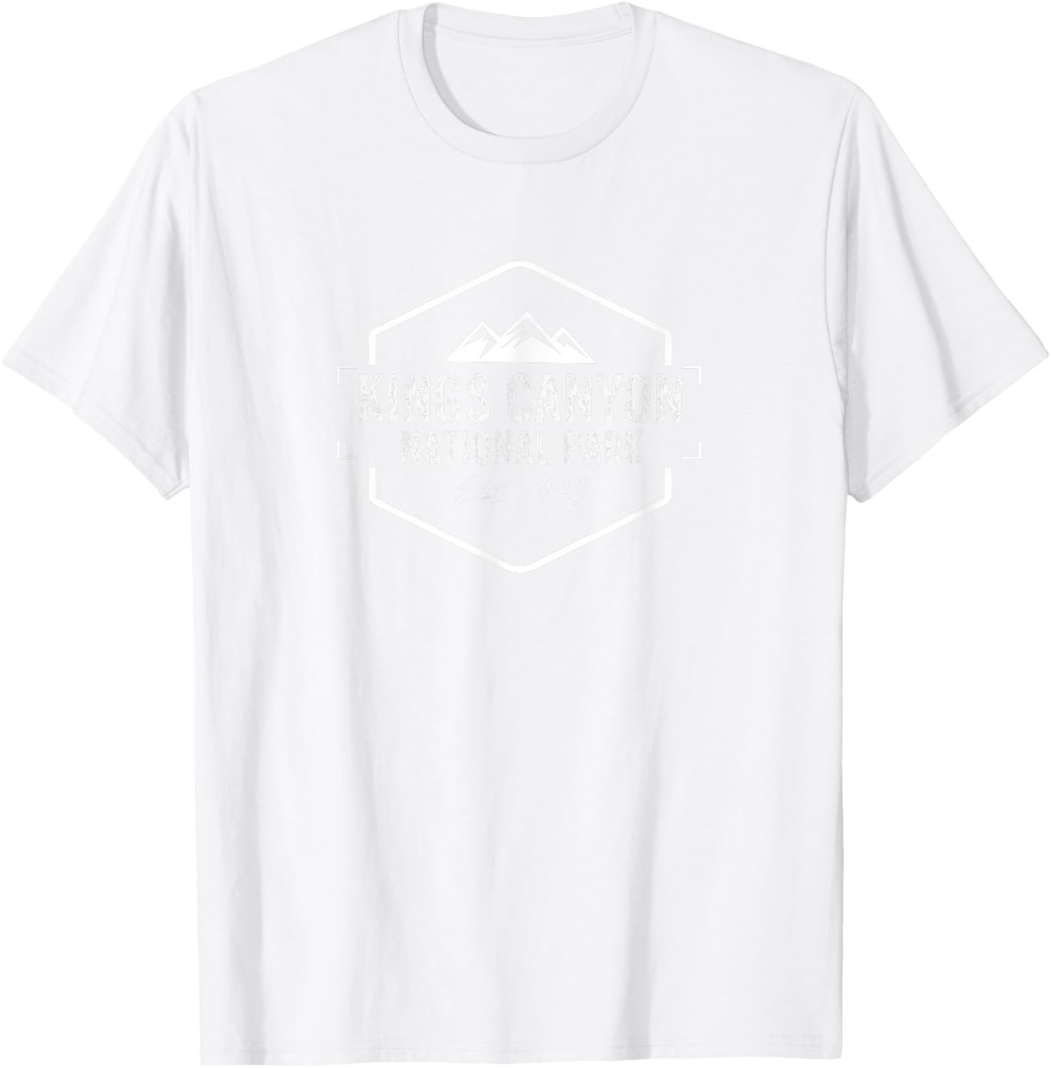 Kings Canyon National Park Sierra Nevada Shirt T-Shirt - T-Shirt | White