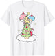 Little Twin Stars Christmas Tree T-Shirt - T-Shirt | White