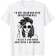 IM Not Sugar And Spice or anything nice Locs Girl T-Shirt - T-Shirt | White