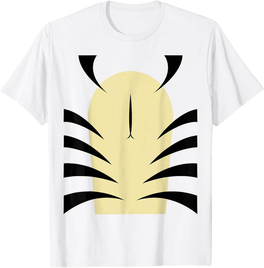 Halloween Tiger Costume T-Shirt - T-Shirt | White