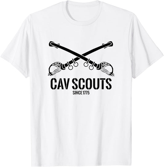 Cavalry Scouts Since 1775 T-Shirt - T-Shirt | White