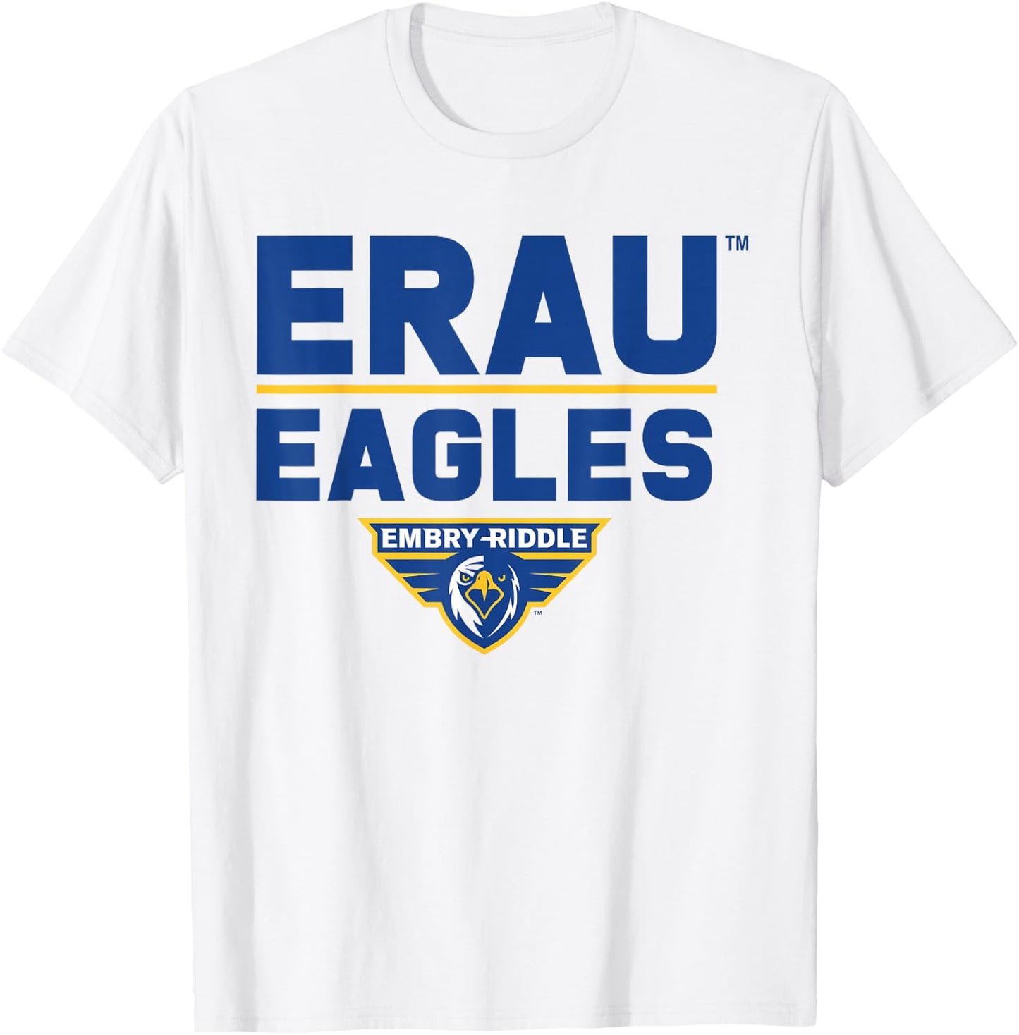 Embry Riddle Eagles | Official NCAA Merch | NCAFEMB003 T-Shirt - T-Shirt | White