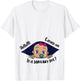 Excuse Me Is It January Yet Pregnancy Baby Announcement T-Shirt - T-Shirt | White