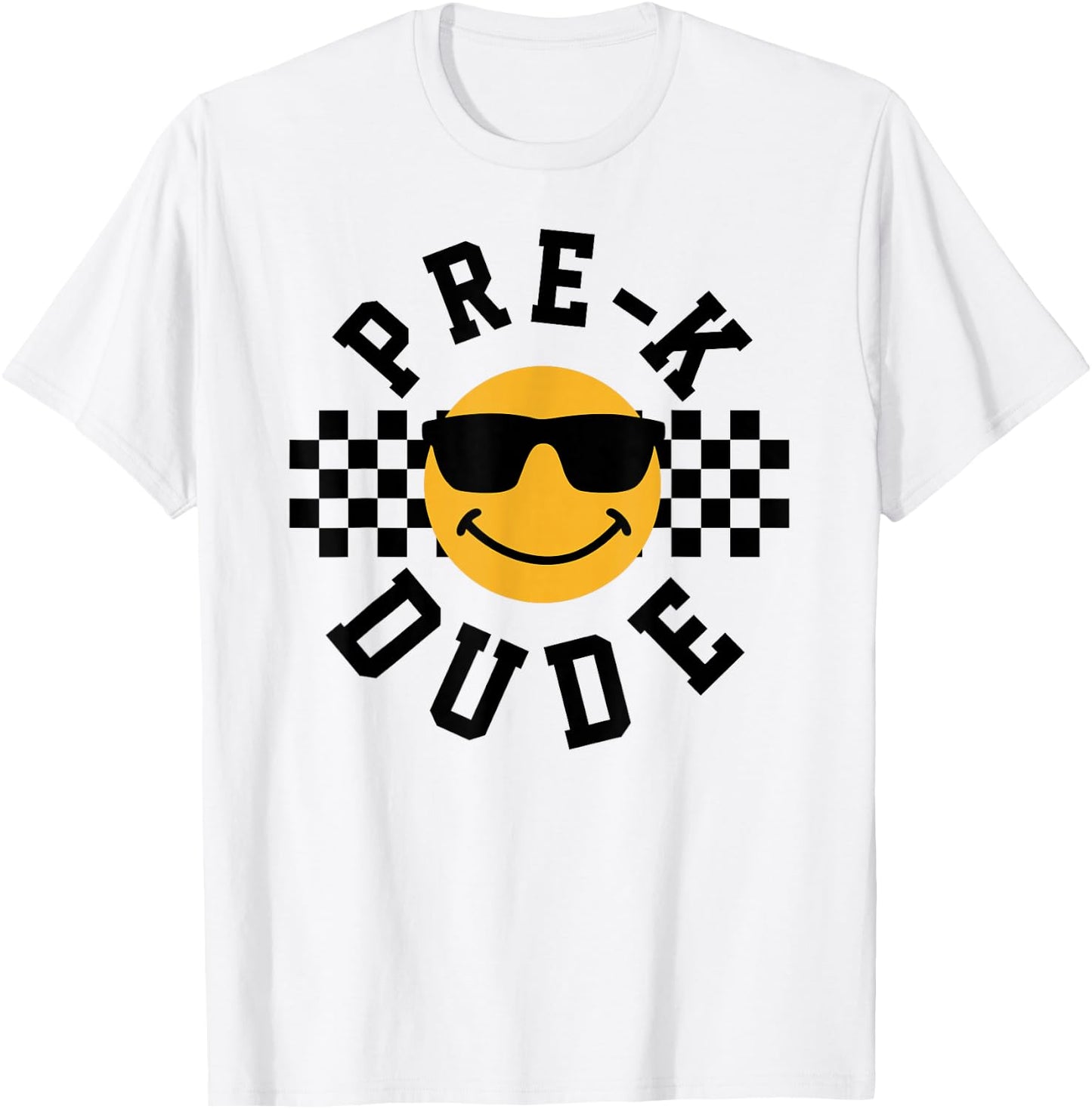 Preschool Dude Back To School Pre-K Students Kids T-Shirt - T-Shirt | White