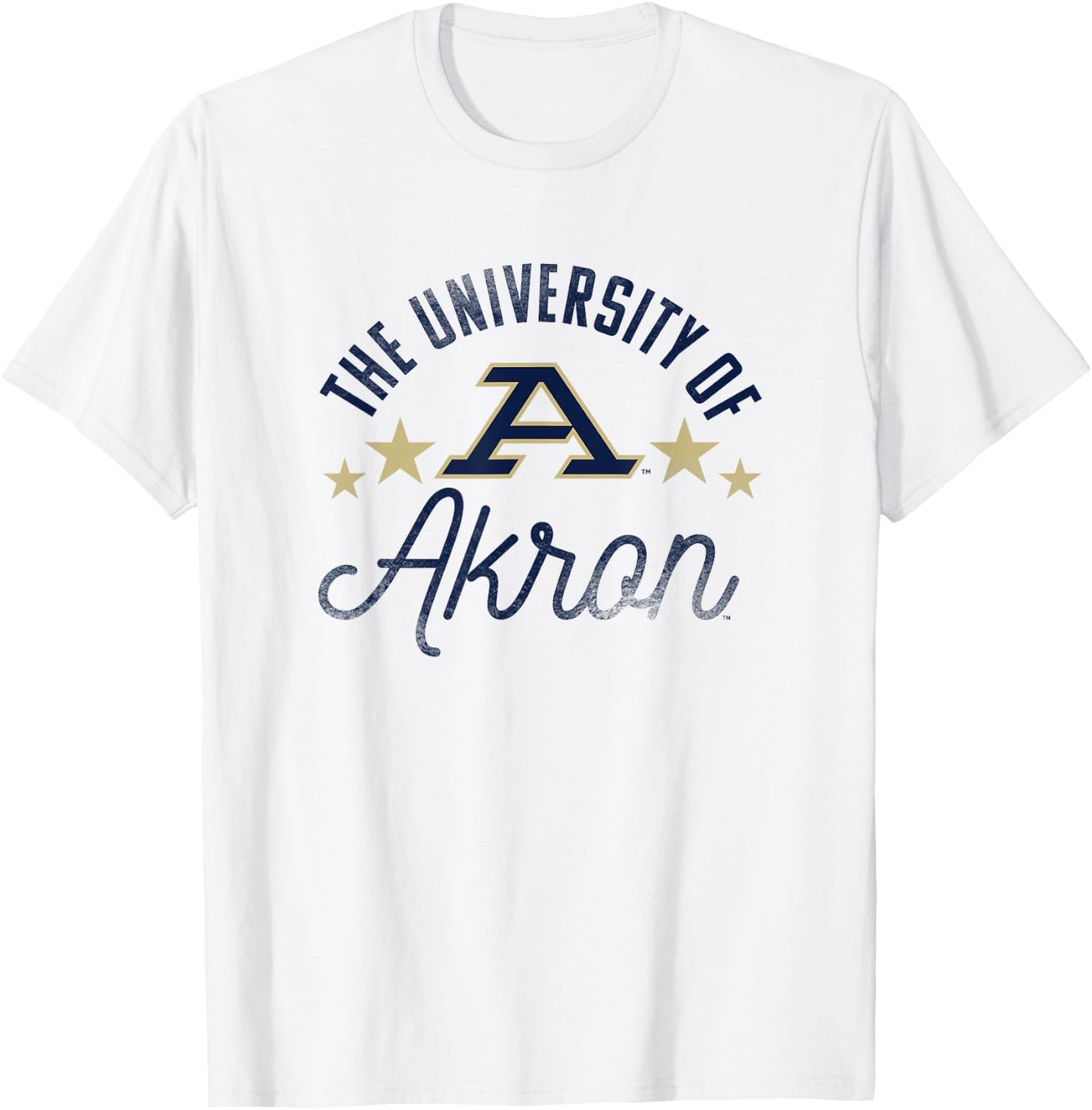 University of Akron Zips Logo T-Shirt - T-Shirt | White