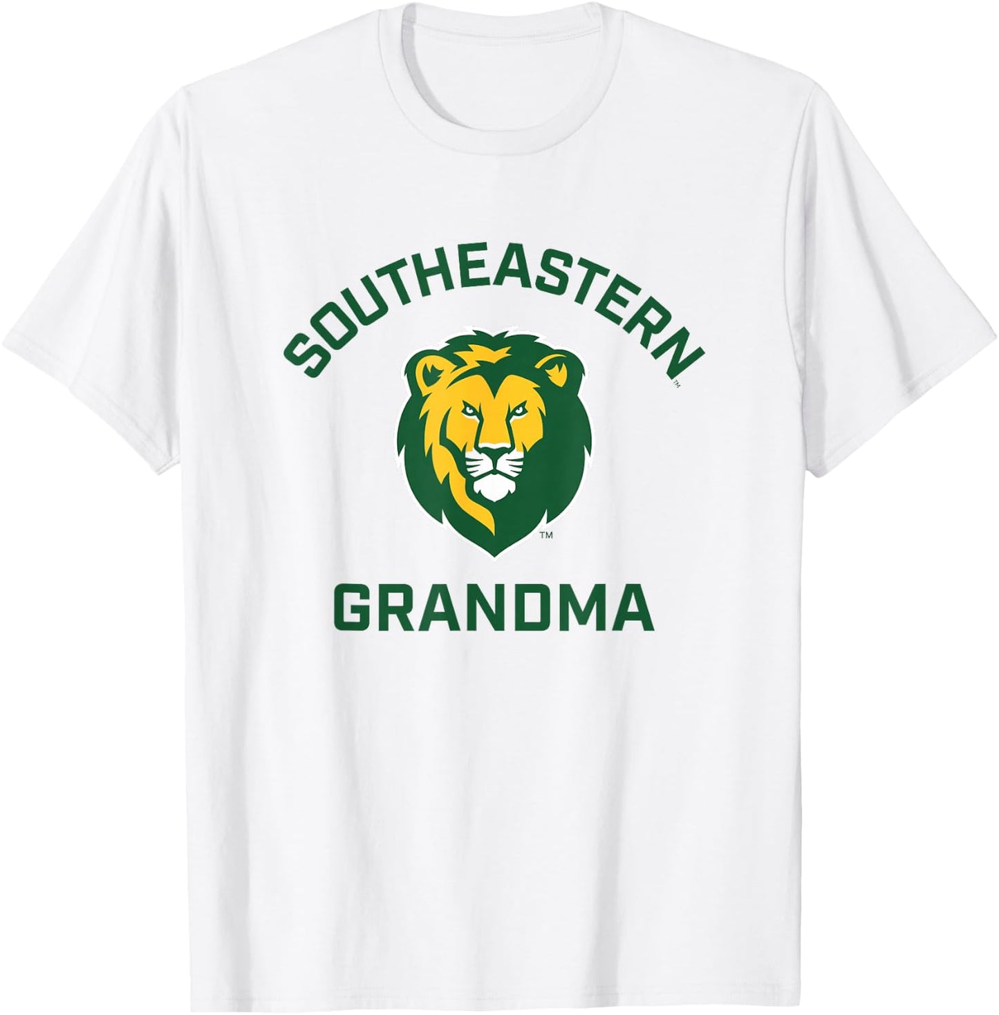 Southeastern Louisiana University Lions Arched Grandma T-Shirt - T-Shirt | White