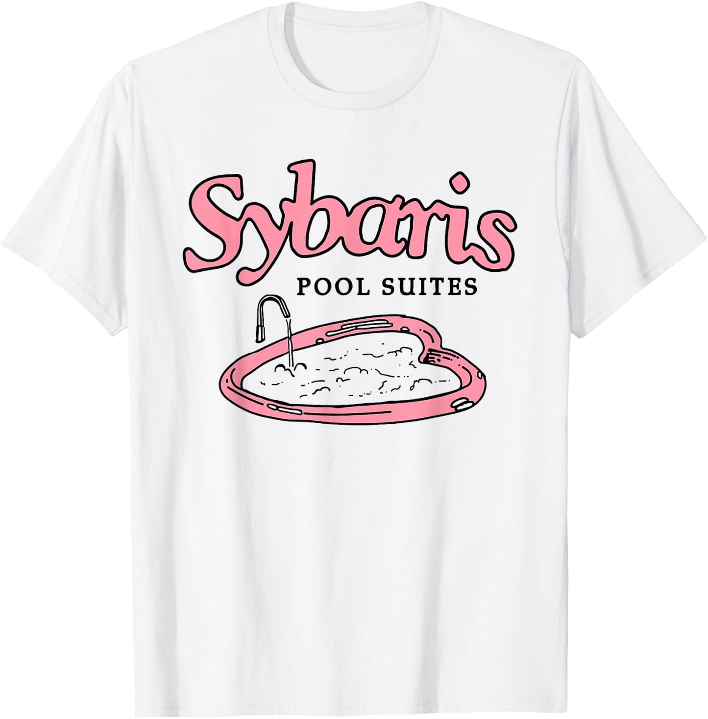 Sybaris Pool Suites Funny design T-Shirt - T-Shirt | White