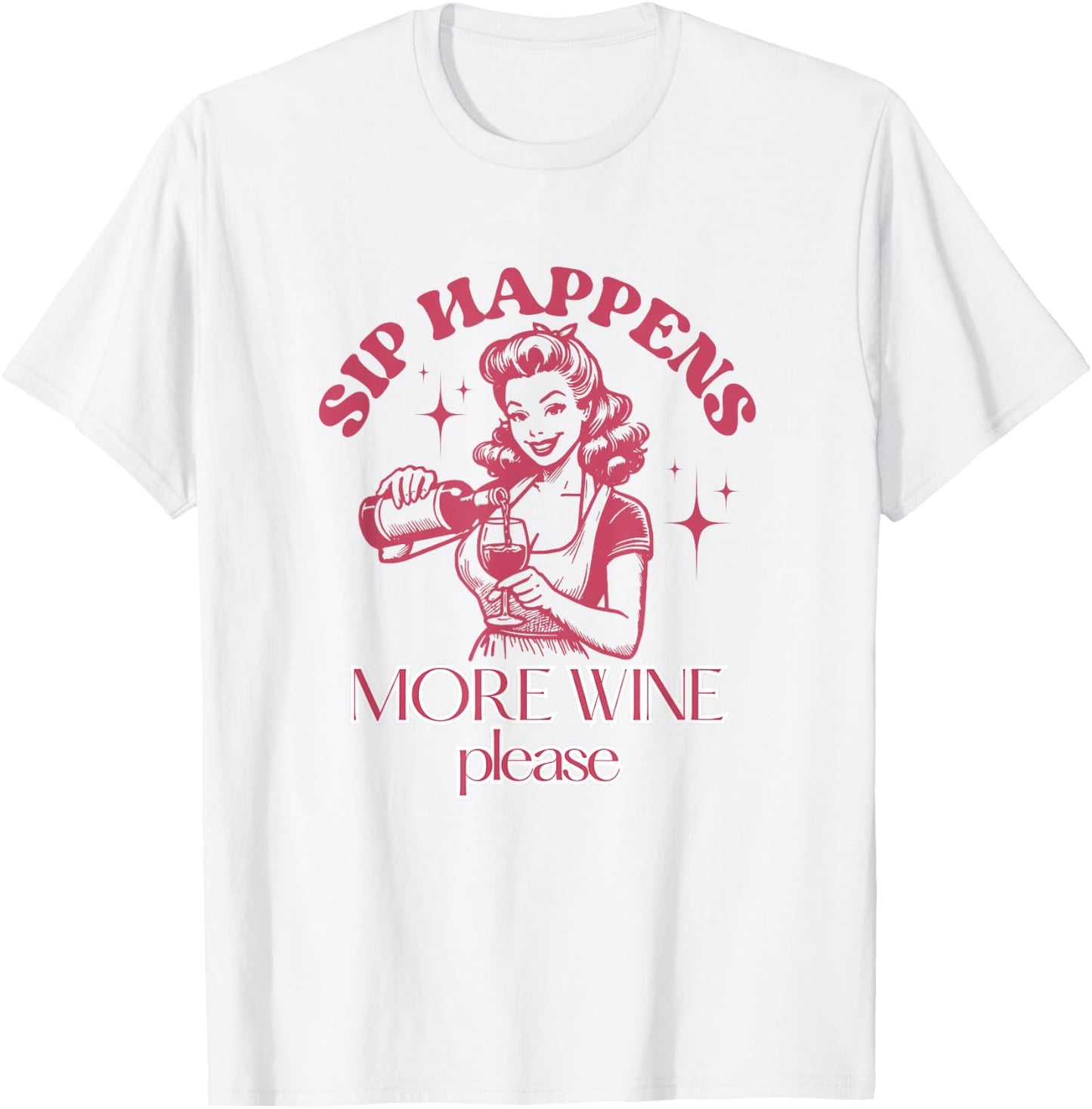 Red & White Wine Tasting - Wine T-Shirt - T-Shirt | White