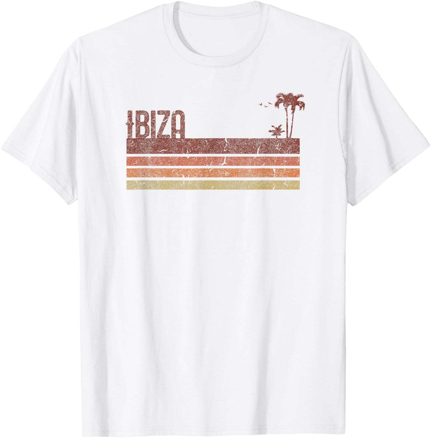 Ibiza Vintage 70s 80s Vacation T-Shirt - T-Shirt | White