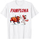 Parody Pamplona Bull Running T-Shirt - T-Shirt | White