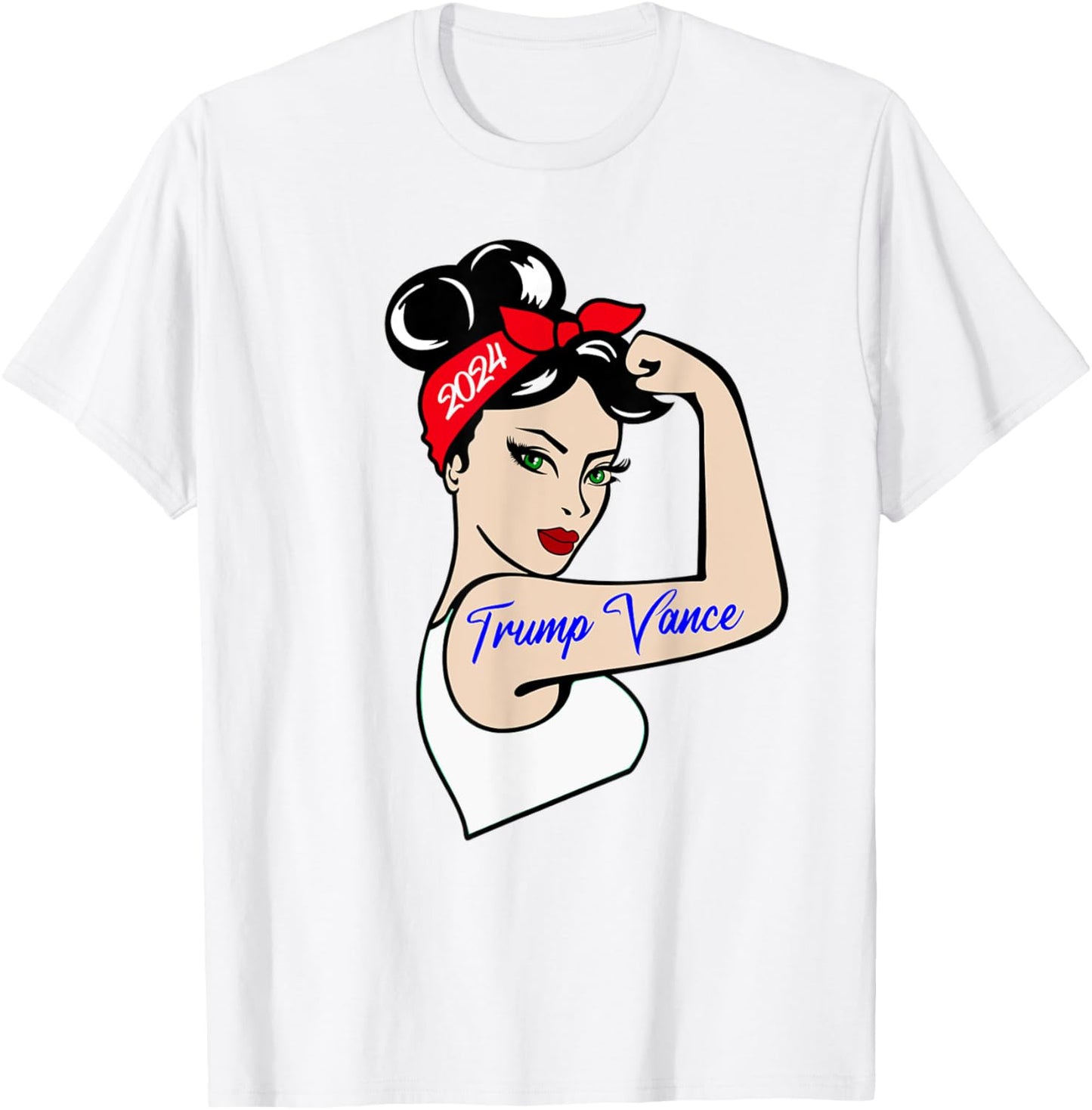 Trump Vance 2024 Election 24 Donald Trump VP President Women T-Shirt - T-Shirt | White