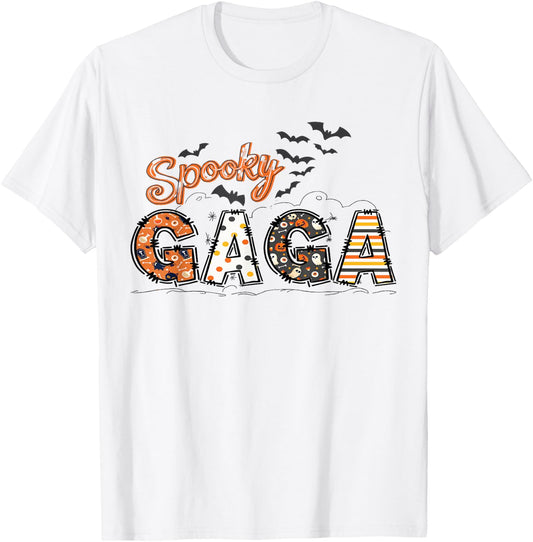 Spooky Gaga Halloween Gaga Life Family Matching T-Shirt - T-Shirt | White