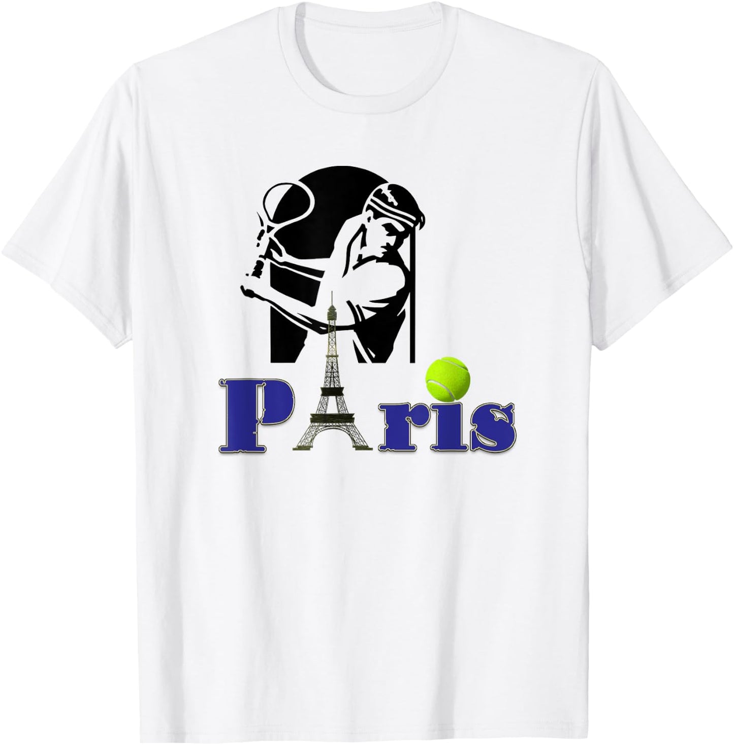 Roland Garros Paris Tennis T-Shirt - T-Shirt | White