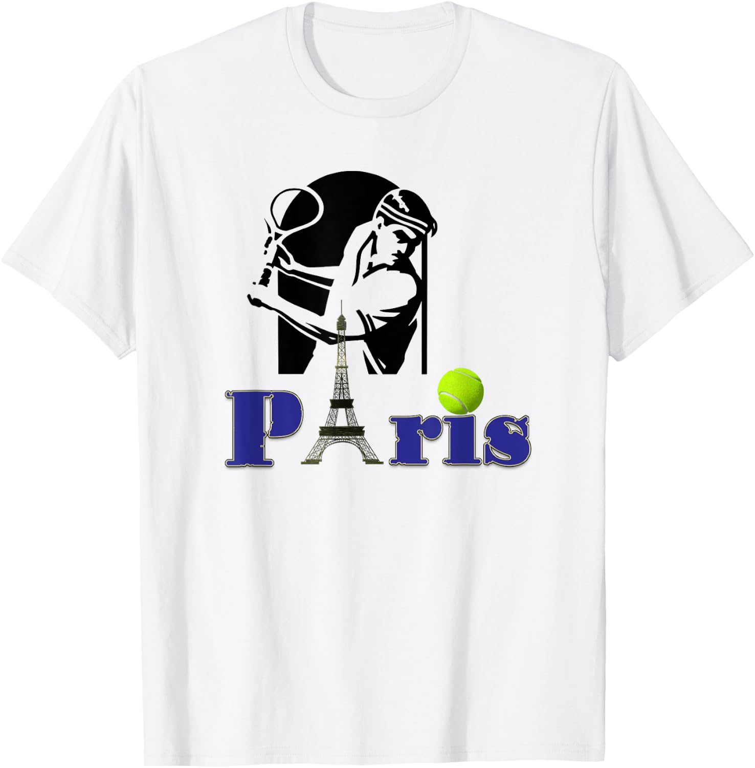 Roland Garros Paris Tennis T-Shirt - T-Shirt | White